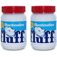 Los mejores  - Fluff Marshmallow Natural Set de 2- para untar- untar- malvavisco- vainilla- 213 g- 42670